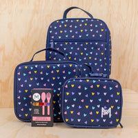 Hearts Medium Insulated Lunch bag for Cool Food by Montii Co. Montii Co. Insulated Bag