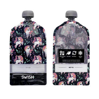 Unicorn design of Swish Reusable Food Pouches - Reusable Food Pouches NZ
