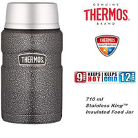Thermos Stainless Steel King Food Flask Hammertone 710ml Thermos Food Jar