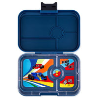 Yumbox Tapas Monte Carlo Blue - Race Car Tray - 4 compartments Yumbox lunchbox