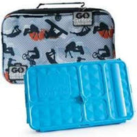 Go Green Lunchset Extreme BLUE Box Go Green lunchbox