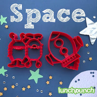 Lunch Punch Sandwich Cutters - Space Lunch Punch Sandwich Cutter