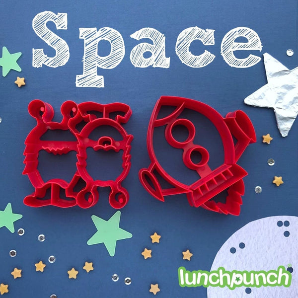 Lunch Punch Sandwich Cutters - Space Lunch Punch Sandwich Cutter