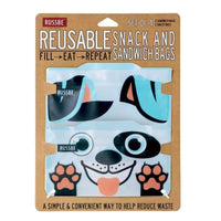 Russbe Reusable Sandwich / Snack Bags 4 pack Dog Russbe Reusable Snack Bags