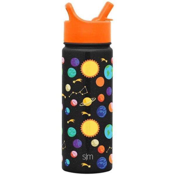 Simple Modern Summit Kids Water Bottle with Straw & Sipper Lid 532ml - Solar System Simple Modern Stainless Steel Water Bottle