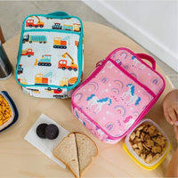 Wildkin Day2Day Insulated Lunchbag Modern Construction Wildkin Insulated Lunchbox