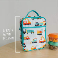 Wildkin Day2Day Insulated Lunchbag Modern Construction Wildkin Insulated Lunchbox