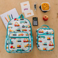 Wildkin Day2Day Insulated Lunchbag Modern Construction Wildkin Insulated Lunchbox