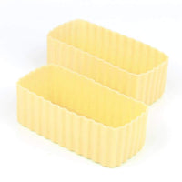 Little Lunchbox Co. Bento Cups Rectangle Yellow Little Lunchbox Co. Silicone Cases