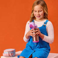 Insulated 500ml Stainless Steel Drink Bottle - Sugar Plum