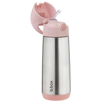 Insulated 500ml Stainless Steel Drink Bottle - Blush Crush