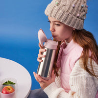 Insulated 500ml Stainless Steel Drink Bottle - Blush Crush