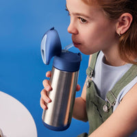 Insulated 500ml Stainless Steel Drink Bottle - Midnight