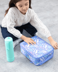 Large Insulated Lunch bag for Keeping Food Cool by Montii Co - Dolphin Dream
