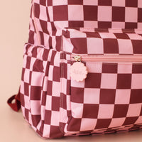 Kids Backpack - Cherry Check