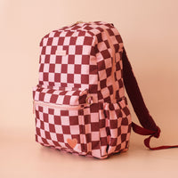 Kids Backpack - Cherry Check