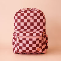 Kids Backpack - Cherry Check