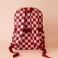 Kids Backpack - Cherry Check