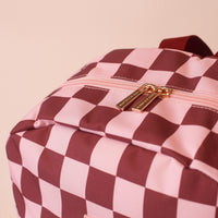 Kids Backpack - Cherry Check