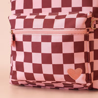 Kids Backpack - Cherry Check