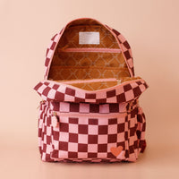Kids Backpack - Cherry Check