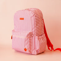 Kids Backpack - Strawberry Stripe