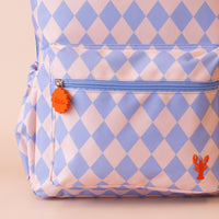 Kids Backpack - Blue Diamonds