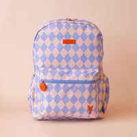 Kids Backpack - Blue Diamonds