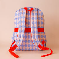 Kids Backpack - Blue Diamonds