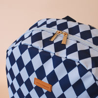 Kids Backpack - Navy Diamonds