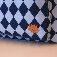 Kids Backpack - Navy Diamonds