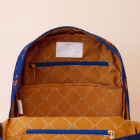 Fox and Fallow King Crabs Backpack for Kids showing name label