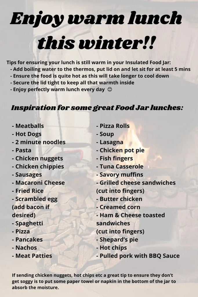 Warm Lunch Ideas