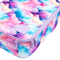 MontiiCo Candy Clouds lunch bag with water-resistant fabric and YKK zippers