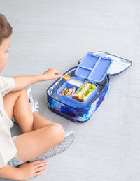 Large Insulated Lunch bag for Keeping Food Cool by Montii Co - Starlight