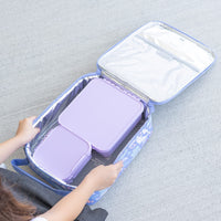Large Insulated Lunch bag for Keeping Food Cool by Montii Co - Dolphin Dream