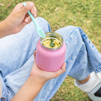 Dishwasher Safe Insulated Lunch Pot - 300ml - Bubblegum