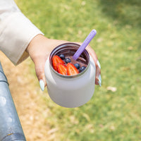 Dishwasher Safe Insulated Lunch Pot - 300ml - Cream