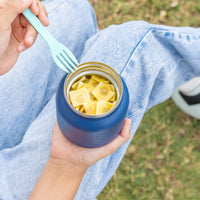 Dishwasher Safe Insulated Lunch Pot - 300ml - Navy