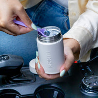 Dishwasher Safe Insulated Snack Pot - 260ml - Cream