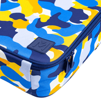 MontiiCo Camo Trail lunch bag with durable fabric and YKK zippers