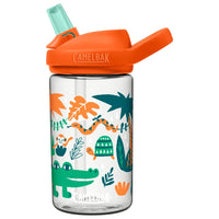 Camelbak Eddy Kids Bottle with Tritan Renew - Jungle Animals - 400ml Camelbak Plastic Water Bottle