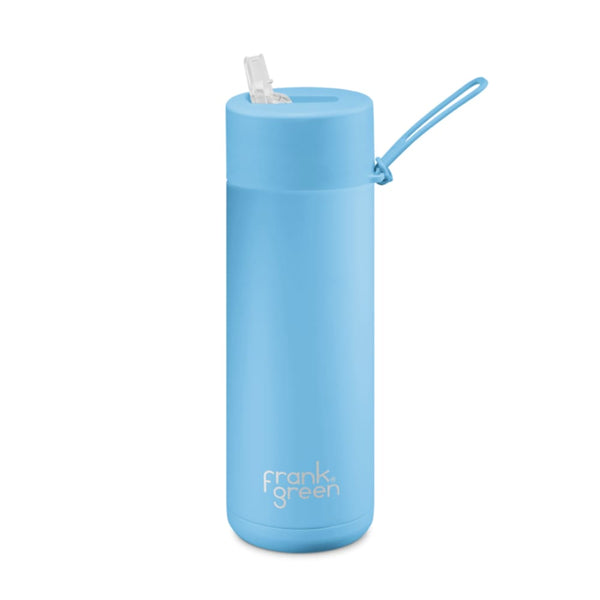 Frank Green Drink Bottle NZ - Sky 20oz Frank Green Reusable Drink Bottle