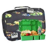 Go Green Lunchset Fast Flames Green Box Go Green lunchbox