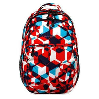 JWORLD New York Cornelia Backpack - Red Cubes J World New York Backpack