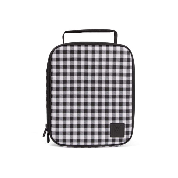 MontiiCo Black Gingham Insulated Lunchbag - Montii Lunchbags NZ