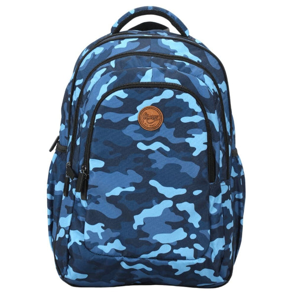 Alimasy Kids Backpack NZ - Alimasy Blue Camouflage Large School Backpack NZ 
