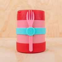 Montii Silicone Cutlery Band - Iced Berry Montii Co. Silicone Cutlery Band