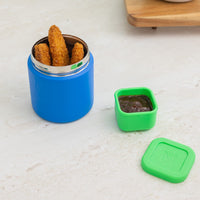 Dishwasher Safe Insulated Food Jar 400ml Blueberry