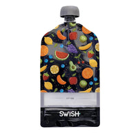 Fruit design of Swish Reusable Food Pouches - Reusable Food Pouches NZ